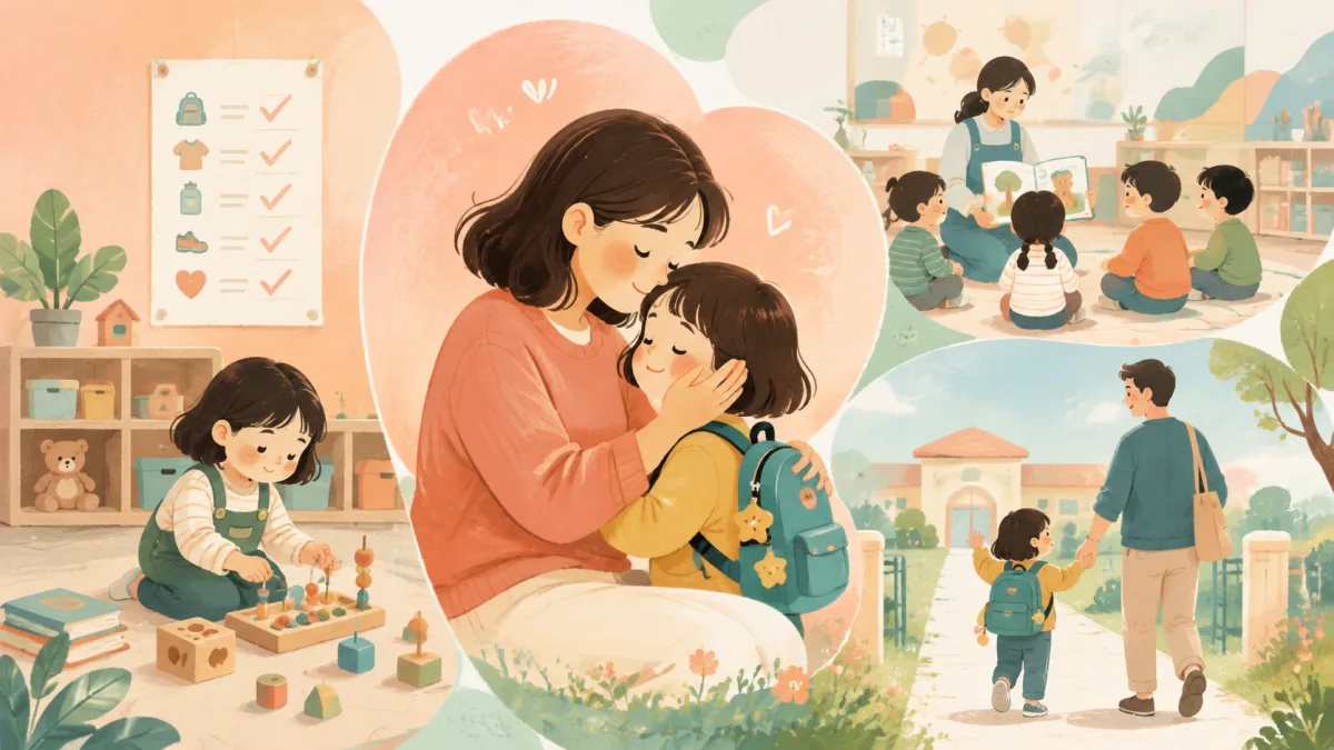 幼兒園入學必備能力及準備清單|減緩孩子開學的分離焦慮症