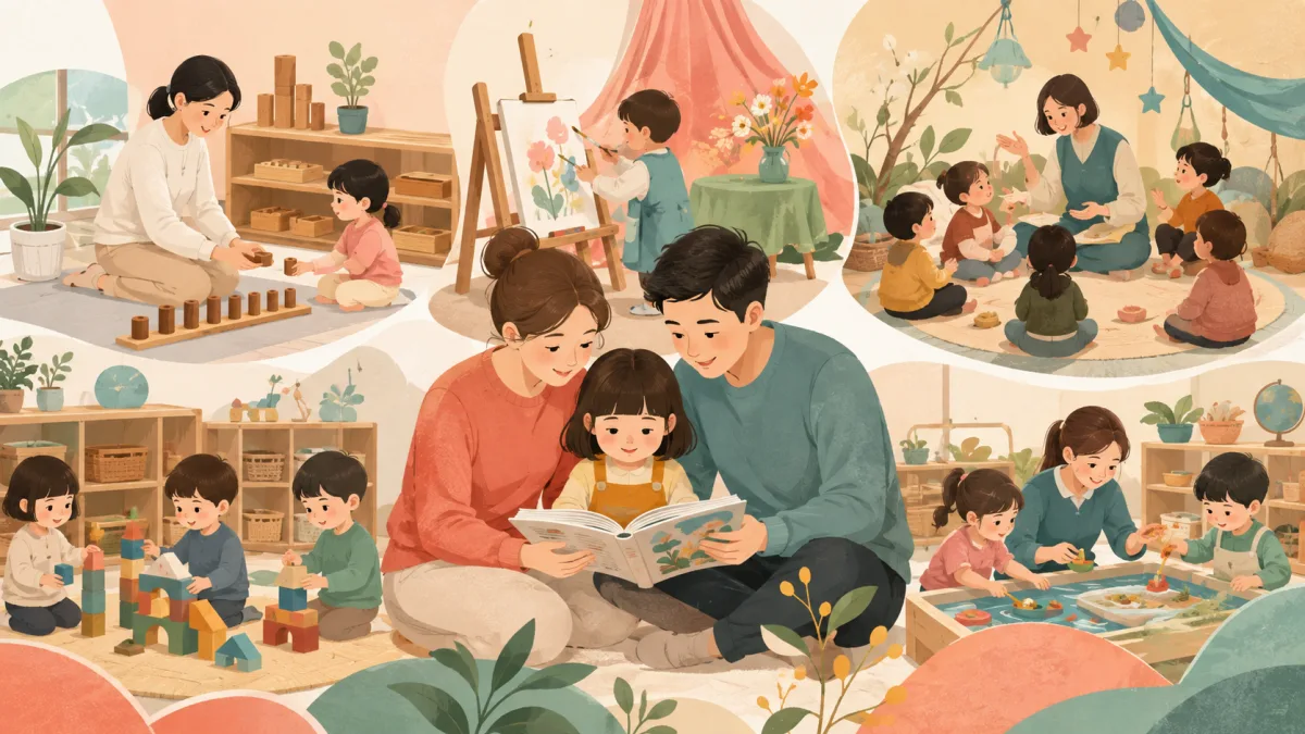 幼兒園教學法大分析!蒙特梭利、華德福、瑞吉歐、單元、角落、主題、雙語(全美)教學法