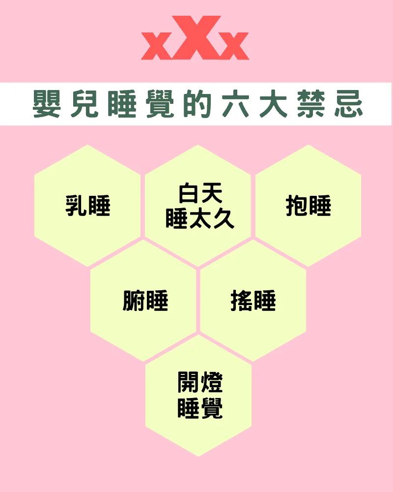 嬰兒睡覺的六大禁忌