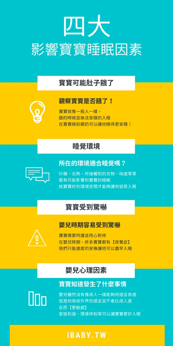 影響寶寶睡眠因素