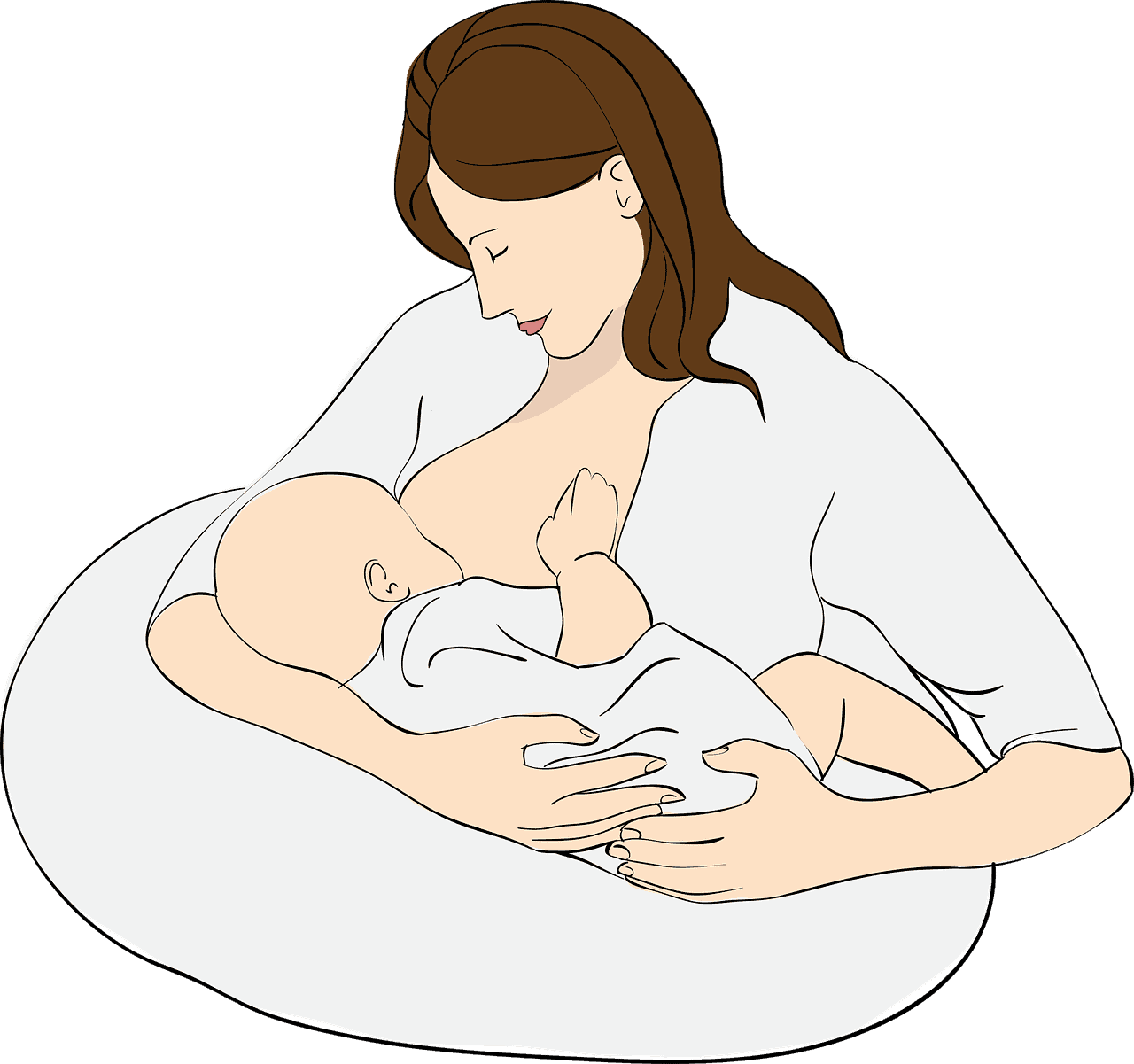 親餵母乳姿勢